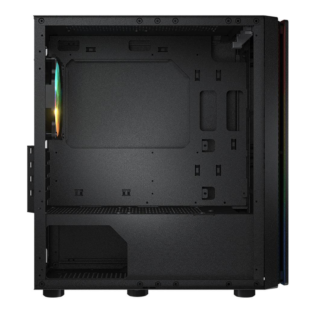 A Photo Of Cougar PURITY RGB | Sleek Mini Tower Case with ARGB Lighting