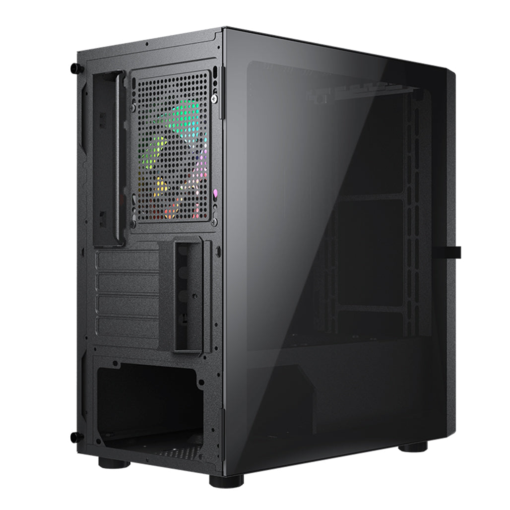A Photo Of Cougar PURITY RGB | Sleek Mini Tower Case with ARGB Lighting