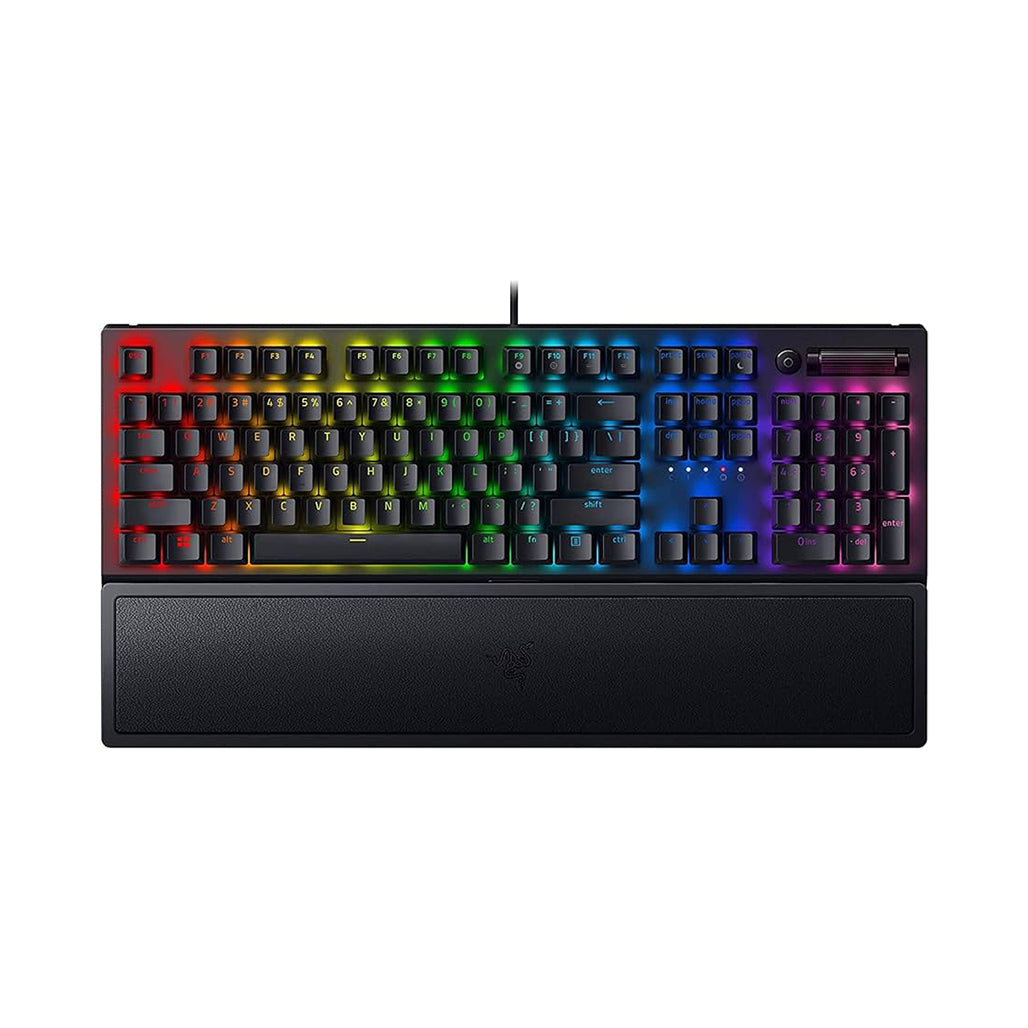 A Photo Of Razer BlackWidow V3 - Wired Full-Size Mechanical Gaming Keyboard | Yellow Switches