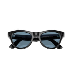 A Photo Of Ray-Ban Meta Skyler Smart Glasses (Open Box) – Clear/Cerulean Blue Transitions