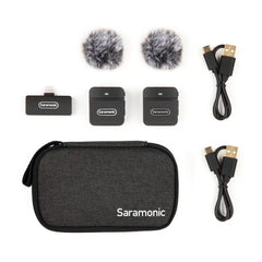 A Photo Of Saramonic Blink 100 B4 Wireless Mic System for iPhone