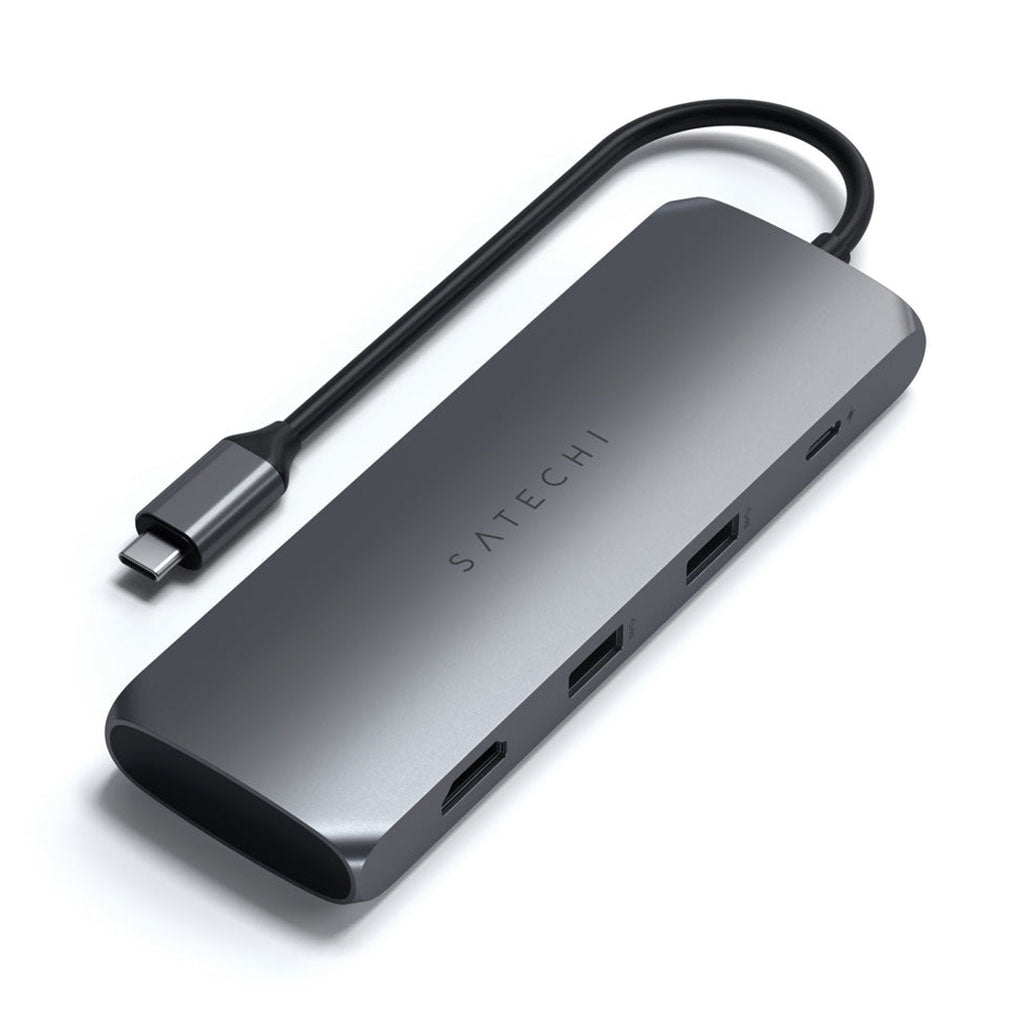 A Photo Of Satechi USB-C Hybrid Multiport Adapter with SSD Enclosure - ST-UCHSEM