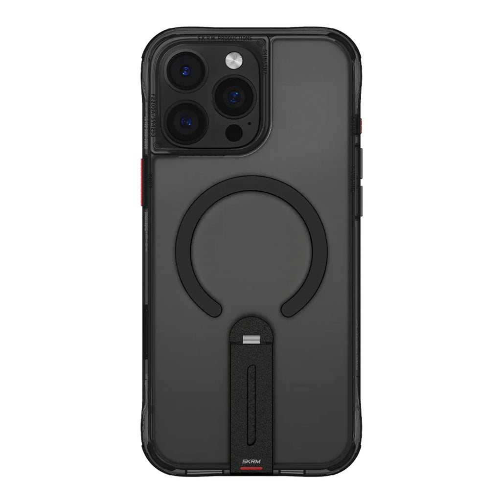 A Photo Of Skinarma HELIX Mag-Charge iPhone 16 Pro Max Case with 360º Rotating Stand & Magnetic Charging