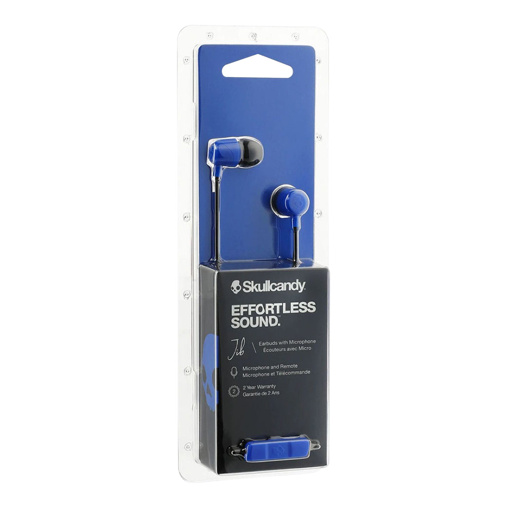 A Photo Of Skullcandy Jib - In-Ear Earbuds with Microphone - Blue
