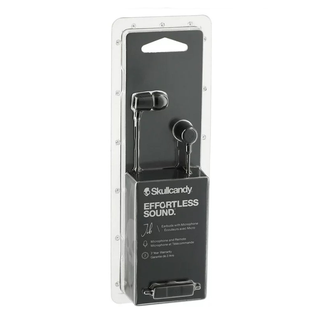 A Photo Of Skullcandy Jib - In-Ear Earbuds with Microphone - Black