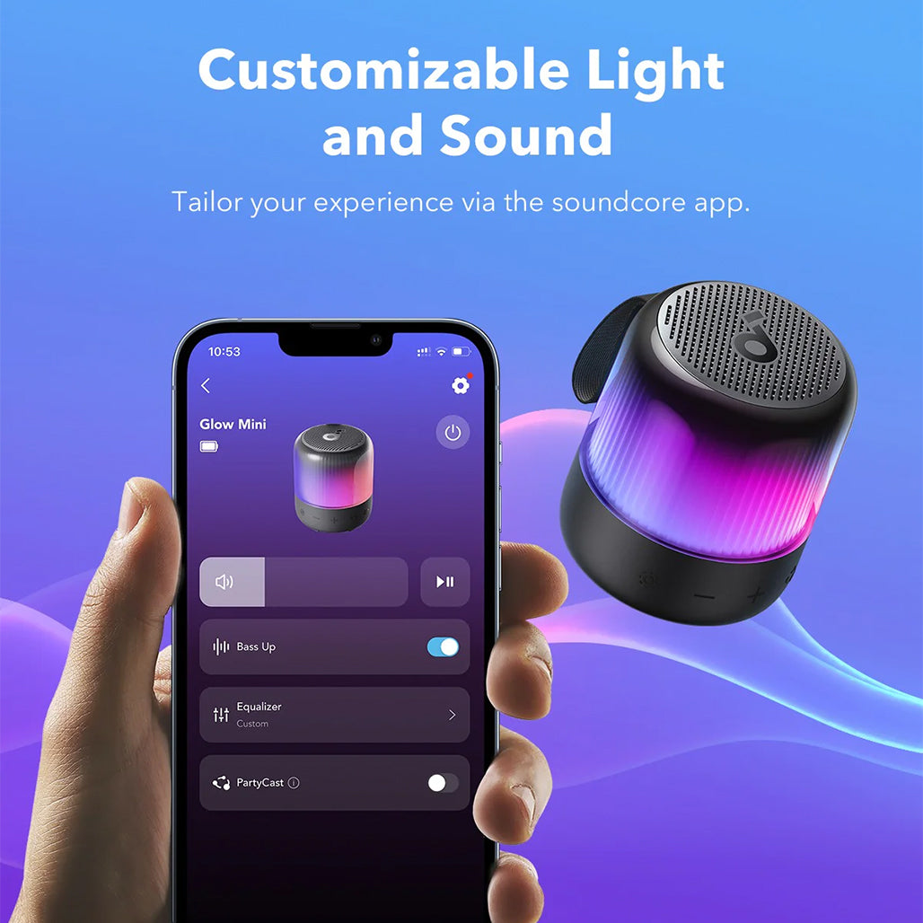 A Photo Of Anker Soundcore Glow Mini - Portable Bluetooth Speaker