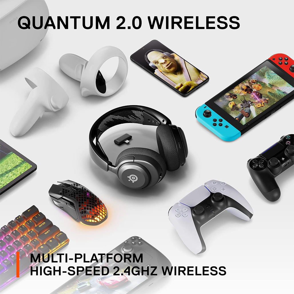 A Photo Of SteelSeries Arctis Nova 4 - Wireless Multi-Platform Gaming Headset
