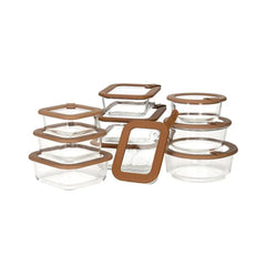 A Photo Of Nutricook 24PCS Borosilicate Glass Food Storage Container Set - NC-GS240