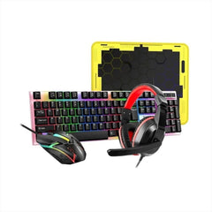 A Photo Of T-Wolf TF-240 4-in-1 Wired Gaming Combo