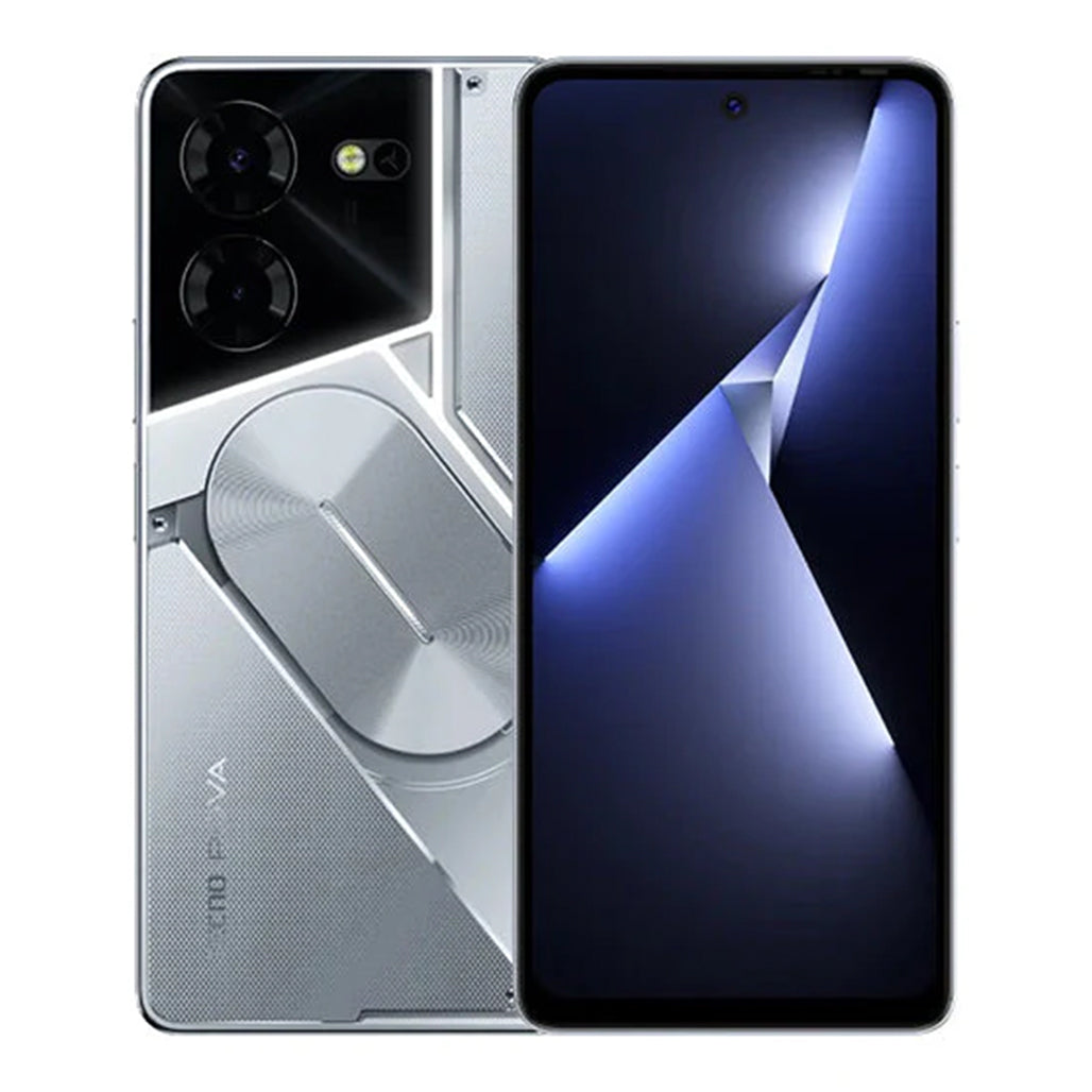 A Photo Of Tecno Pova 5 Pro - 8GB RAM - 256GB Storage - Silver Fantasy