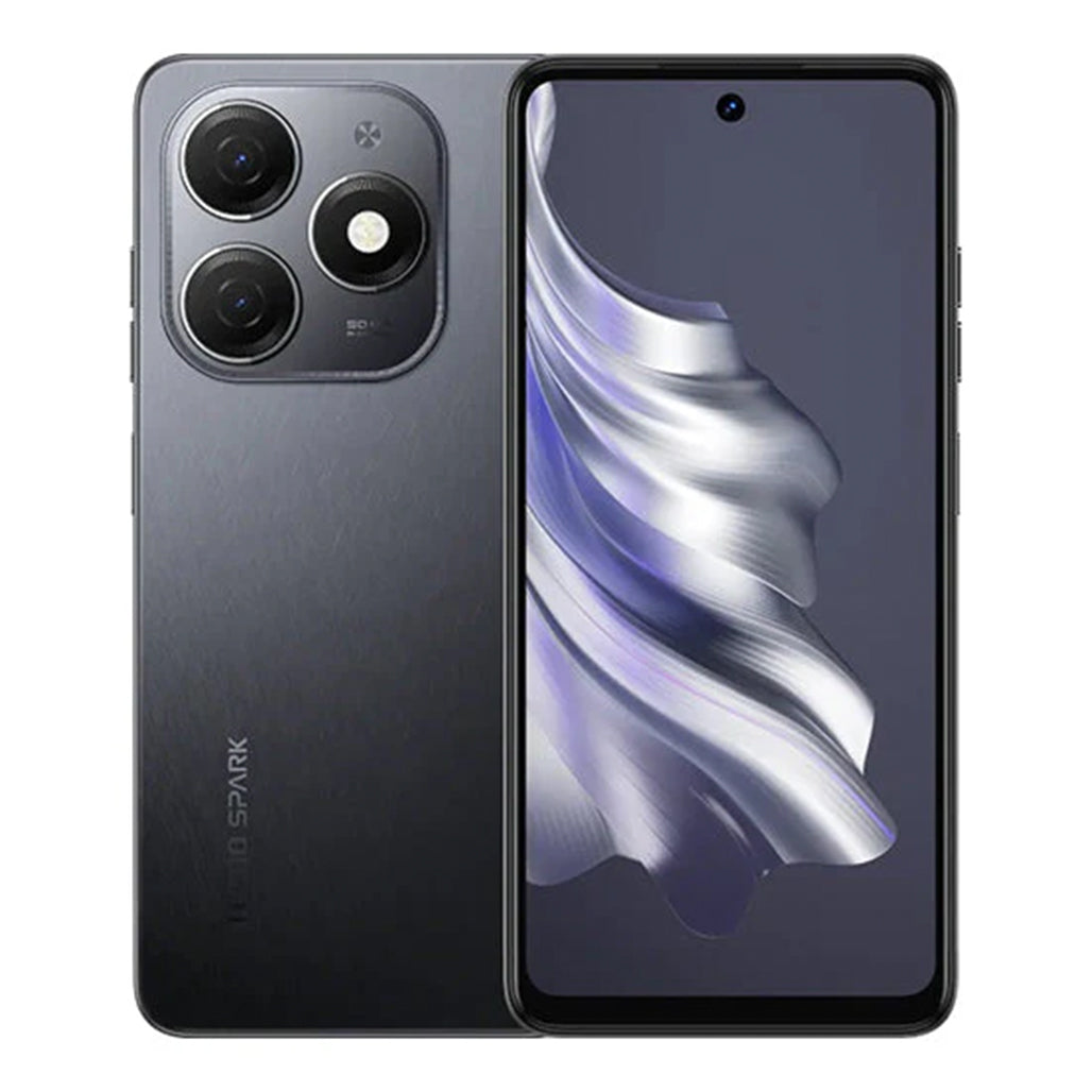 A Photo Of Tecno Spark 20 - 8GB RAM - 256GB Storage - Gravity Black