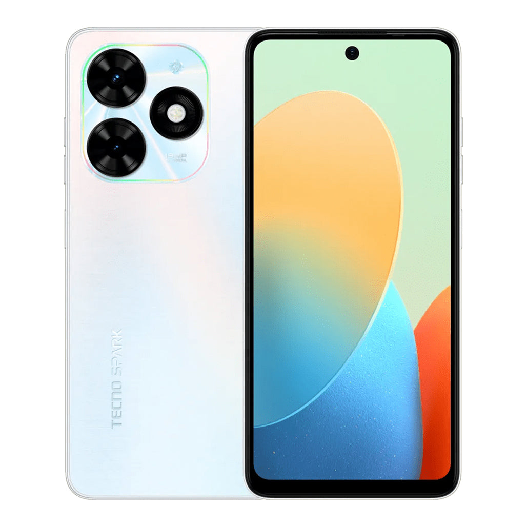 A Photo Of Tecno Spark Go - 4GB RAM - 128GB Storage - Mystery White