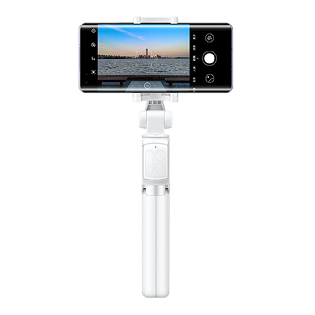 A Photo Of HUAWEI Tripod Selfie Stick Pro CF15 - Adjustable Bluetooth Selfie Stick with Remote Control
