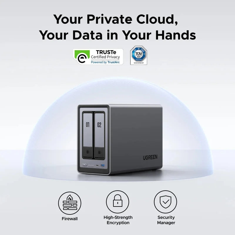 A Photo Of UGREEN NASync DXP2800 - 2-Bay NAS Storage