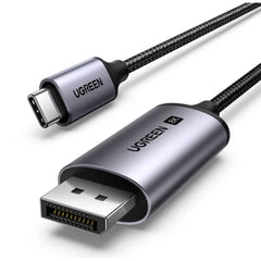 A Photo Of UGreen USB-C to DisplayPort Cable 8K@60Hz | High-Speed DisplayPort 1.4 Cable with HDR, FreeSync & G-Sync Support