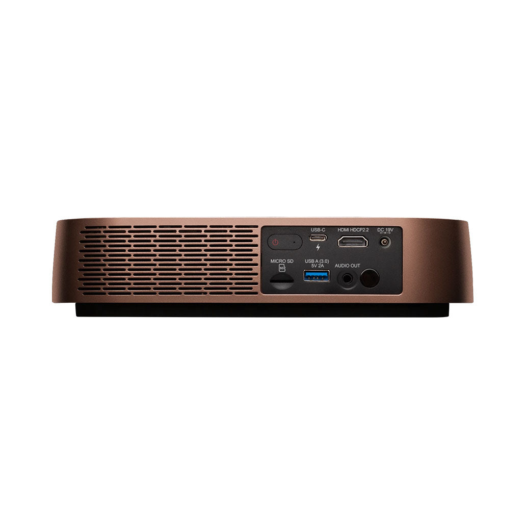 A Photo Of ViewSonic M2 Portable 1080p LED Projector | 1200 Lumens, Bluetooth Speakers, USB-C & Wi-Fi