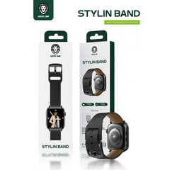 A Photo Of Green Lion Stylin Band Watch Strap For Apple Watch 42mm/44mm/45mm