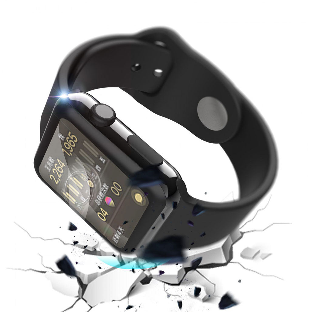 A Photo Of Green Lion 3D HD Glass Screen Protector For Apple Watch 41mm