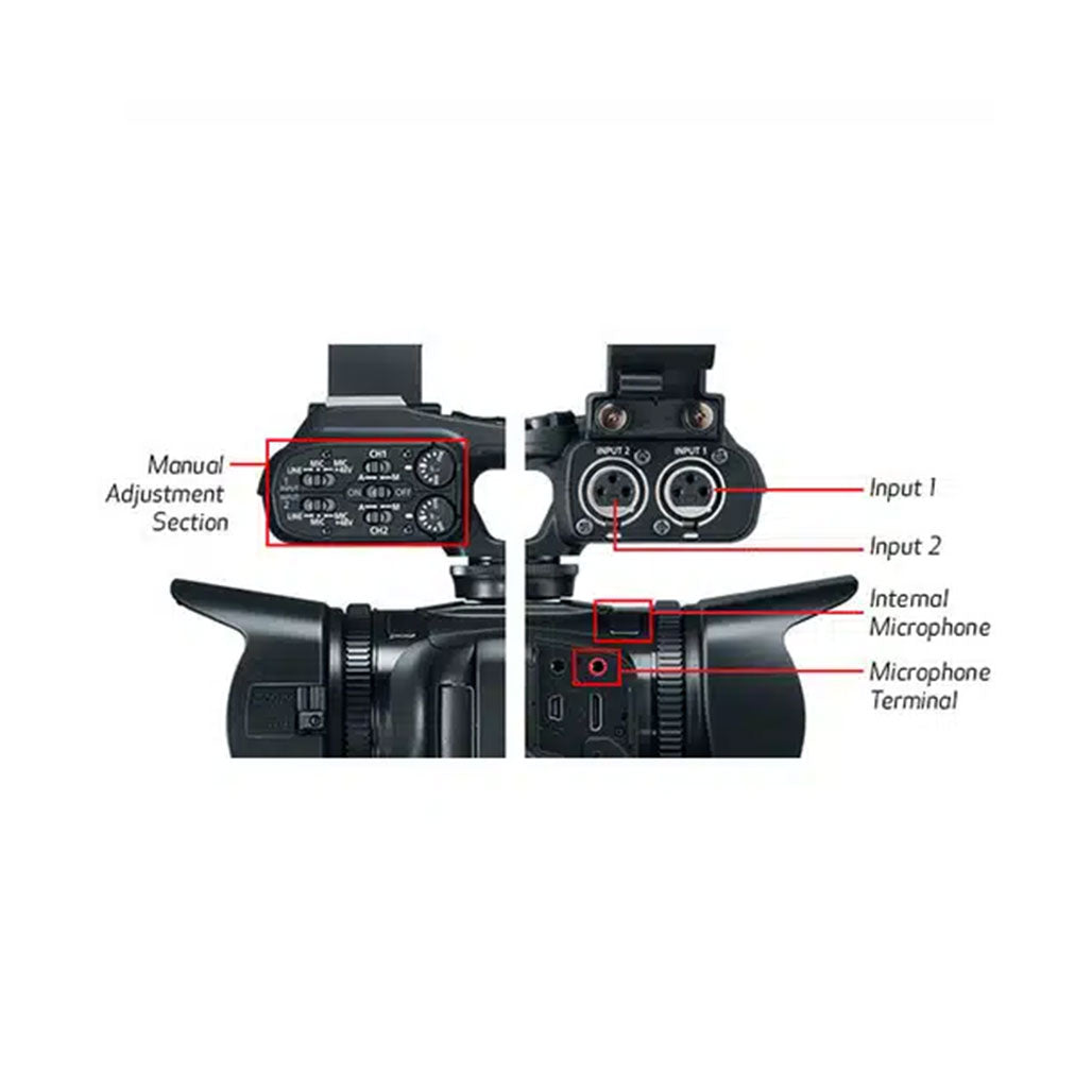 A Photo Of Canon XA15 Compact Full HD Camcorder