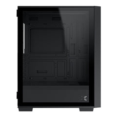 A Photo Of Xigmatek Lux G - Black Metal Grey ATX Case