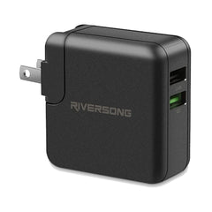 A Photo Of RiverSong AD30-EU PowerKub QC 3.0 Fast Charging - Dual USB Ports