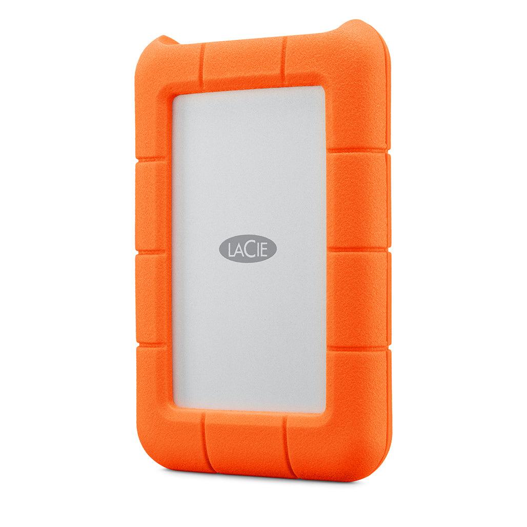 A Photo Of LaCie Rugged  LRD0TU6 USB-C 5TB Portable Hard Drive