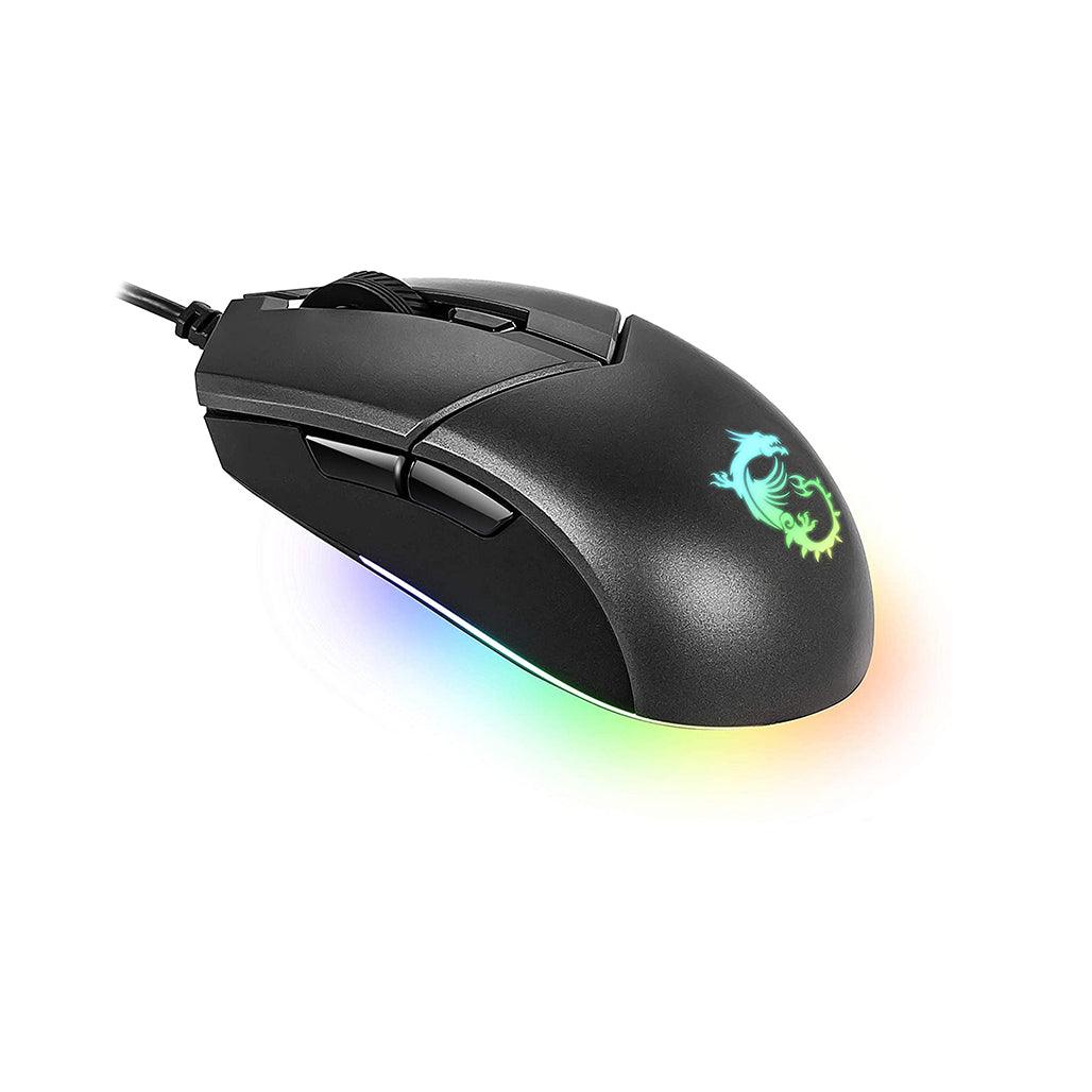 A Photo Of MSI Clutch GM11 Wired Gaming Mouse - High Precision PC Gaming Mouse with Graphite and Black Color Options
