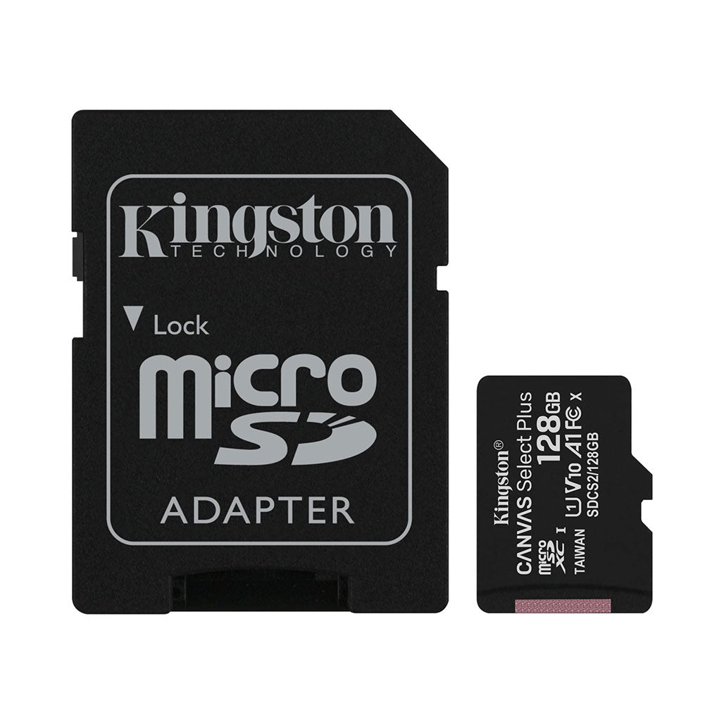 A Photo Of Kingston Canvas Select Plus microSD Card (SDXC) with SD Adapter