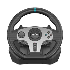 A Photo Of PXN V9 270/900 Degree Racing Steering Wheel - For PS4, Xbox One, Xbox Series X/S, Nintendo Switch, PC