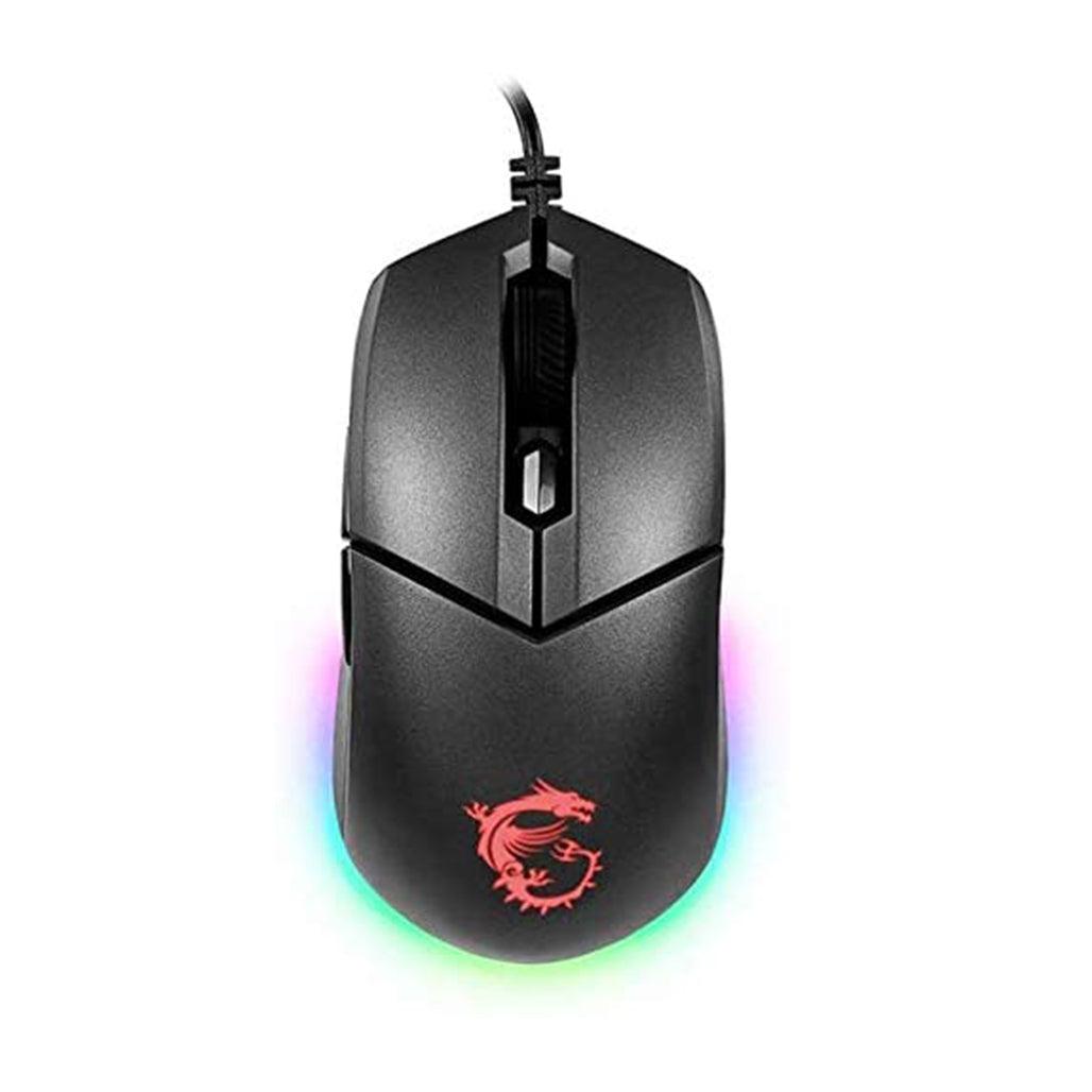 A Photo Of MSI Clutch GM11 Wired Gaming Mouse - High Precision PC Gaming Mouse with Graphite and Black Color Options