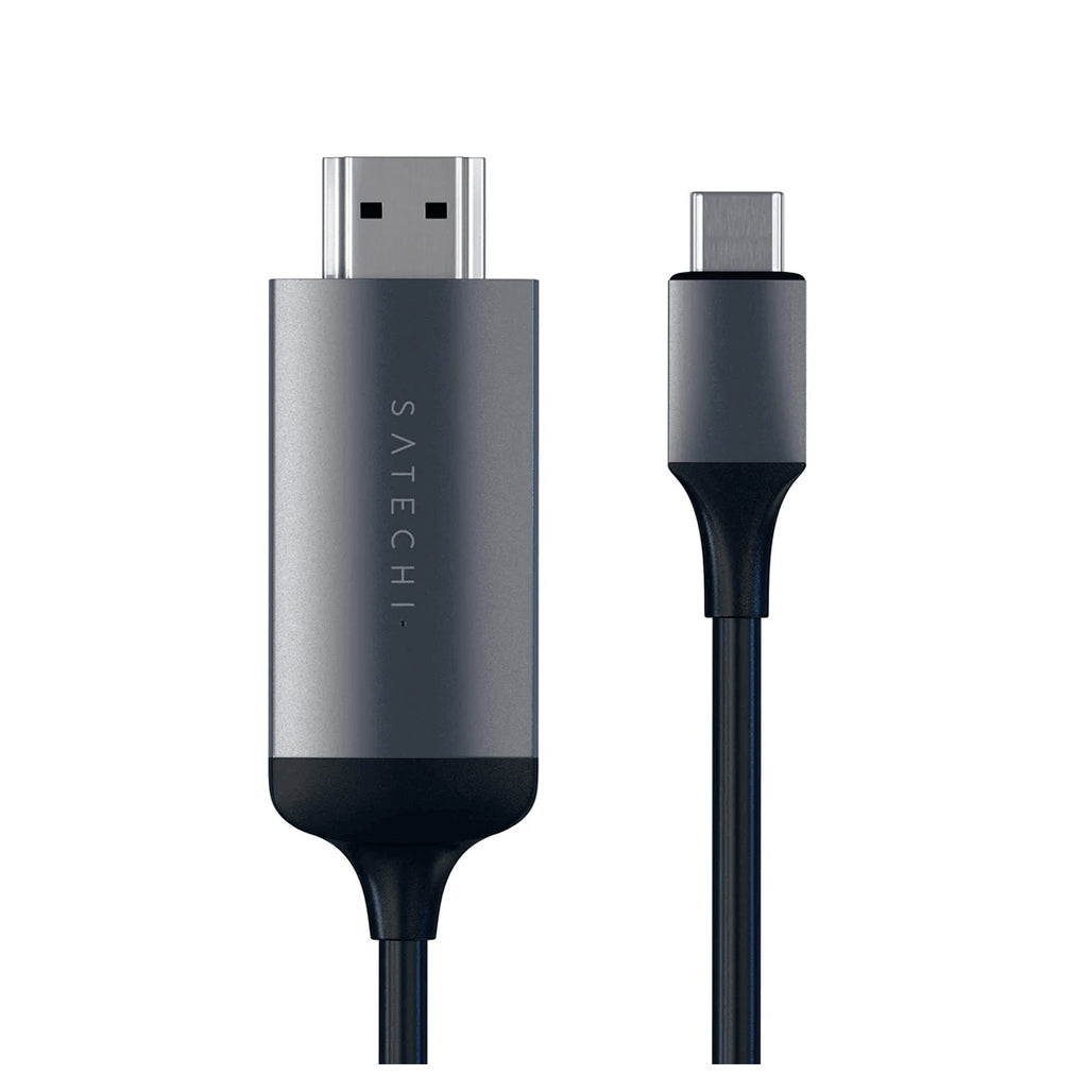 A Photo Of Satechi Type-C to HDMI Cable 4K 60Hz - High-Resolution 1.8M Cable with Durable Aluminum Connectors