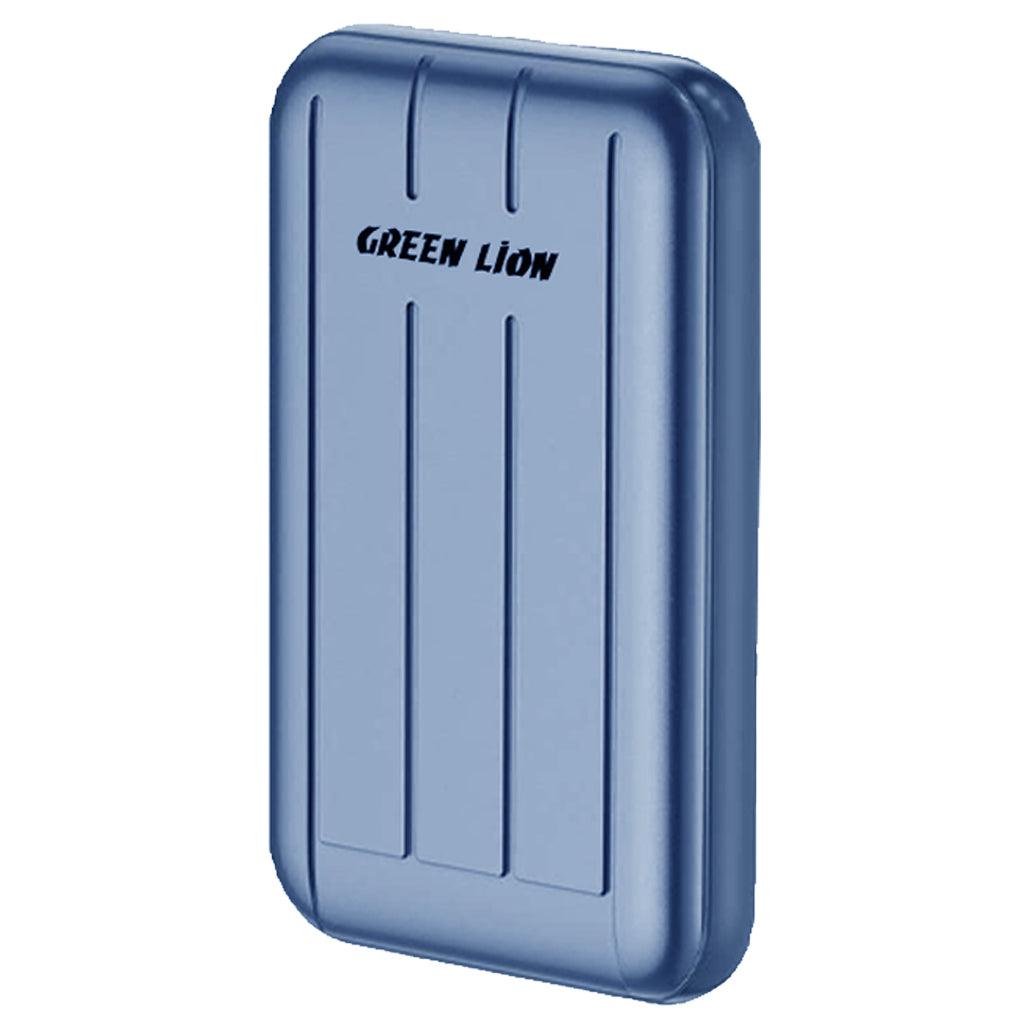 A Photo Of Green Lion Magsafe Power Bank 10000 mAh Blue/Gray