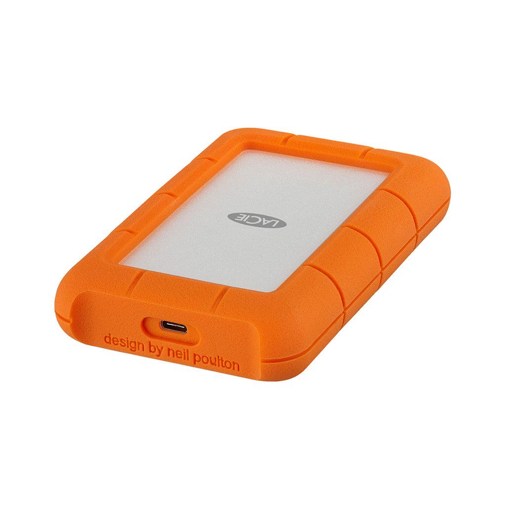 A Photo Of LaCie Rugged  LRD0TU6 USB-C 5TB Portable Hard Drive