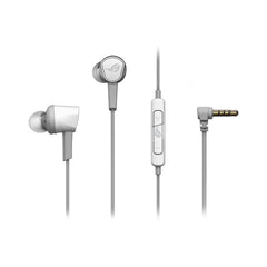 A Photo Of Asus ROG Cetra II Core - Moonlight White - Wired In-Ear Gaming Headphones