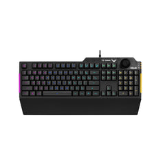 A Photo Of Asus TUF Gaming K1 - Full-size Wired RGB Gaming Keyboard