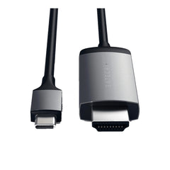 A Photo Of Satechi Type-C to HDMI Cable 4K 60Hz - High-Resolution 1.8M Cable with Durable Aluminum Connectors