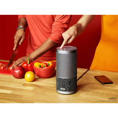 A Photo Of VIZIO SmartCast Crave 360 Wireless Speaker - Silver
