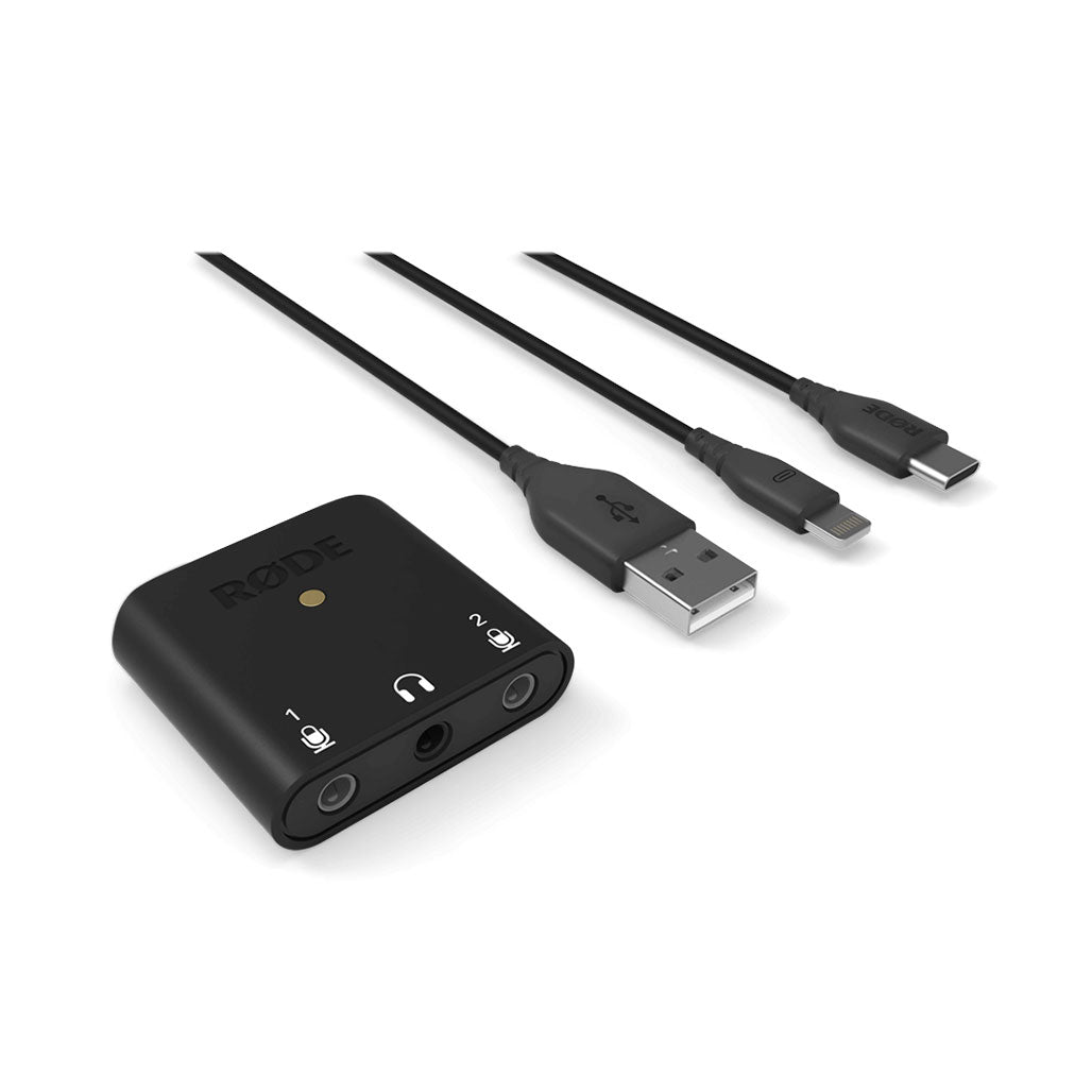 A Photo Of Rode AI-Micro Compact Dual-Channel Audio Interface