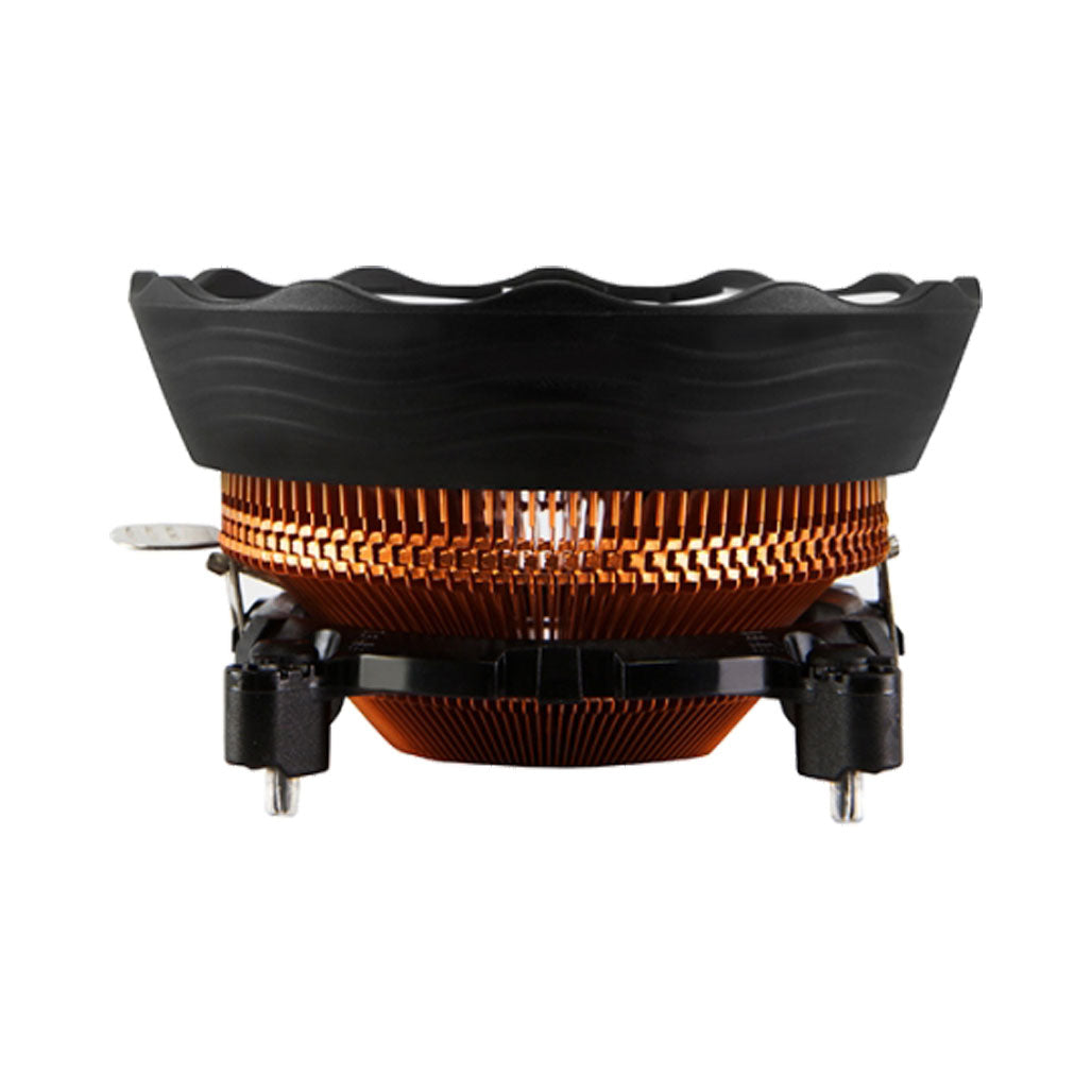 A Photo Of Xigmatek Apache Plus - (Copper Anodized Aluminium Fins, 12cm 1500RPM Multi Color LED Fan)