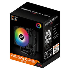 A Photo Of Xigmatek Windpower 964 RGB (Black Anodized, 90mm RGB PWM Fan)