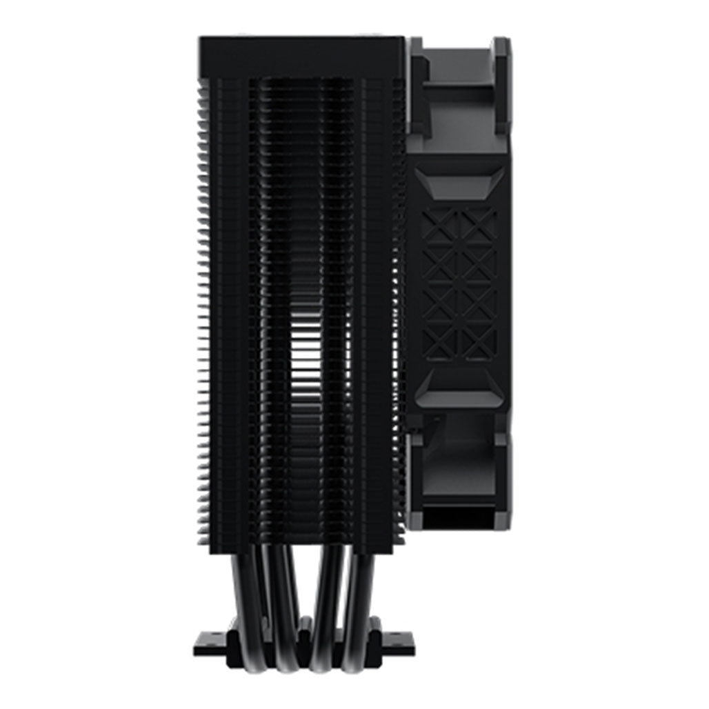 A Photo Of Xigmatek Air Killer S - X22C Black Top Cover, Reinforced Plastic Steel Backplate
