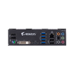 A Photo Of Gigabyte B450 Aorus ELITE (rev. 1.1) AM4 Motherboard - Efficient ATX Board with DDR4, PCIe 3.0, and Multi-Graphics Support