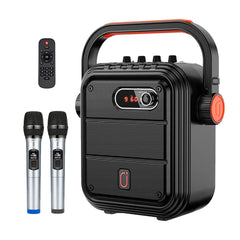 A Photo Of JYX JYX-66BT - Karaoke Machine with 2 Wireless Microphones and Bluetooth 5.0