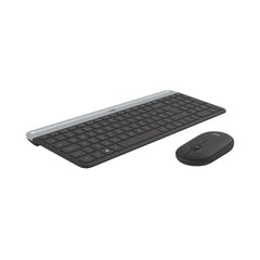 A Photo Of Logitech MK470 Slim - Wireless Keyboard and Mouse Combo in Black (EN/AR)