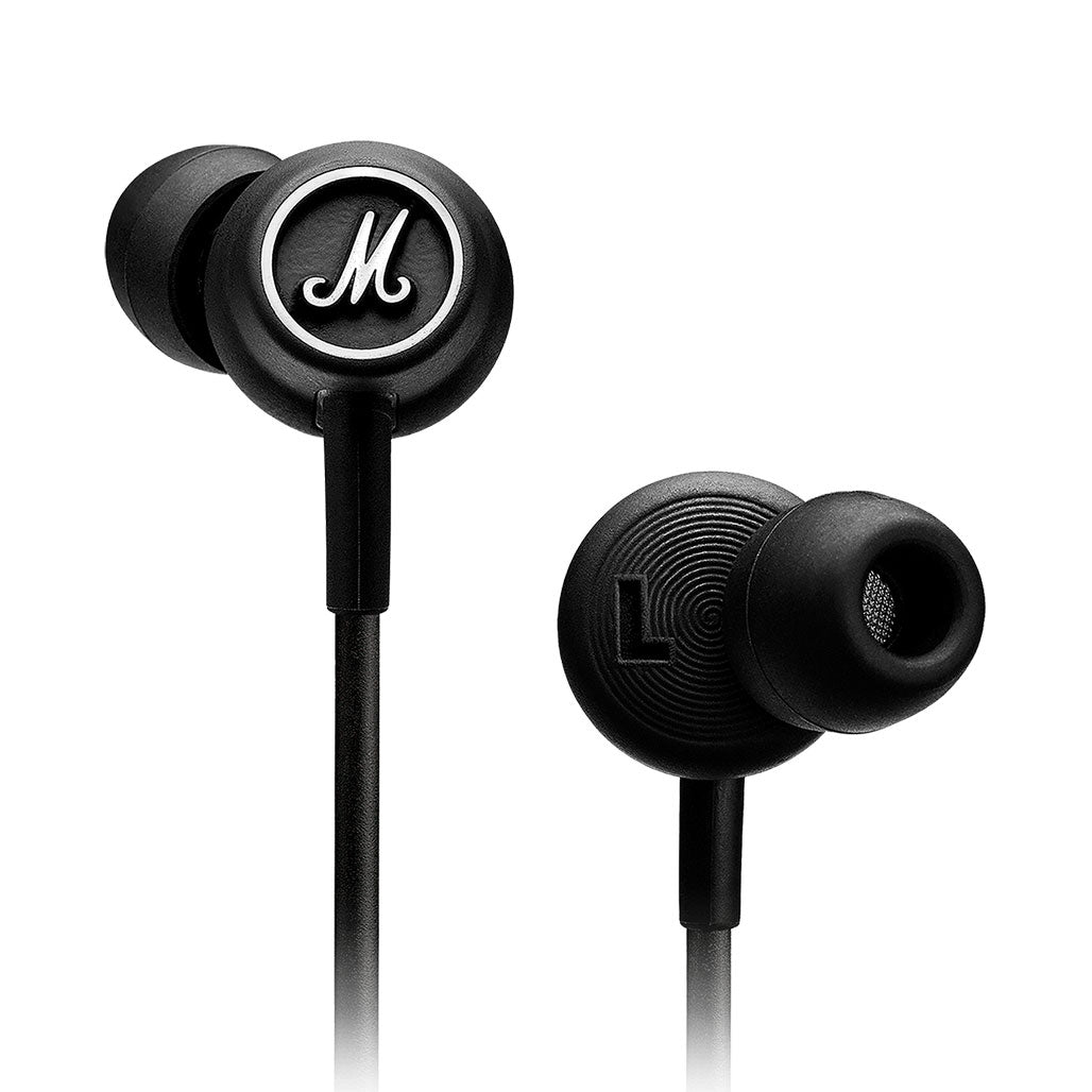 A Photo Of Marshall Mode - Wired in-ear headphones with built-in microphone and remote