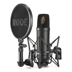 A Photo Of Rode NT1 5th Generation Studio Condenser Microphone - Dual Connect, 32-bit Float, XLR & USB