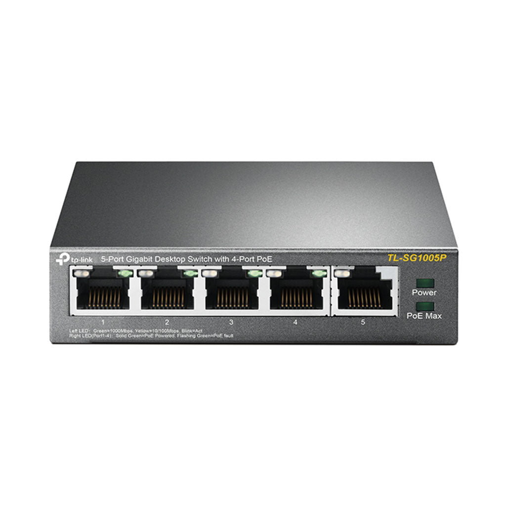 A Photo Of TP-Link TL-SG1005P - 5-Port Gigabit Desktop Switch with 4 PoE Ports