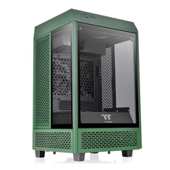 A Photo Of Thermaltake The Tower 100 Racing Green - Mini ITX Case