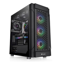 A Photo Of Thermaltake Versa T27 TG ARGB Mid Tower Chassis – E-ATX Case