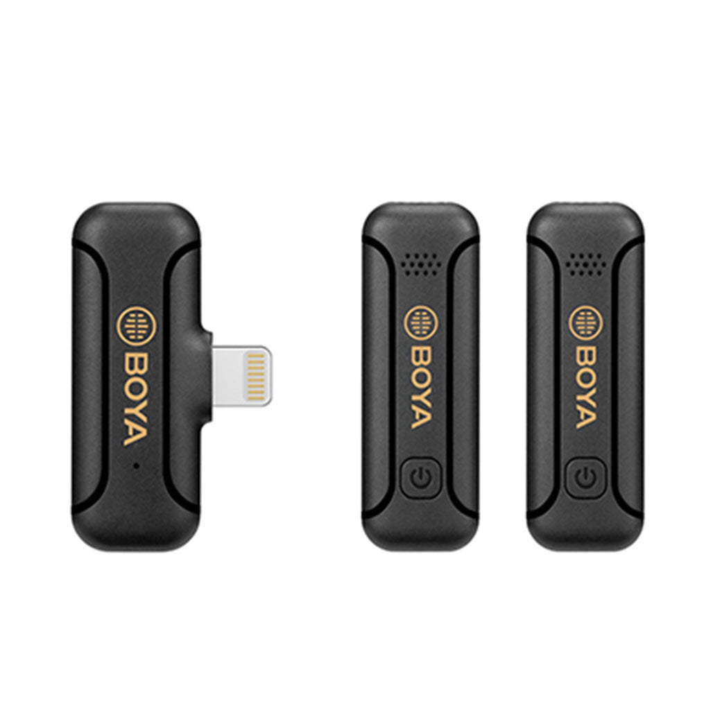 A Photo Of Boya BY-WM3T2-D2 - Mini 2.4GHz Wireless Microphone System